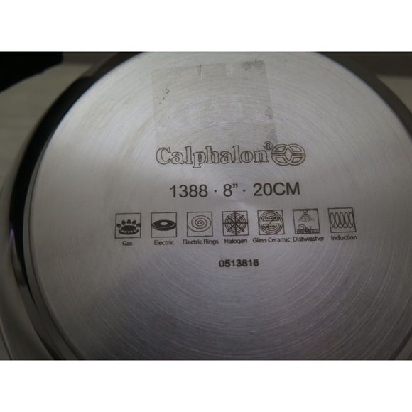Calphalon 1388 8" Frying Pan & 1390 10" Tri-Ply Stainless Steel Frying Pan Set - Picture 13 of 14